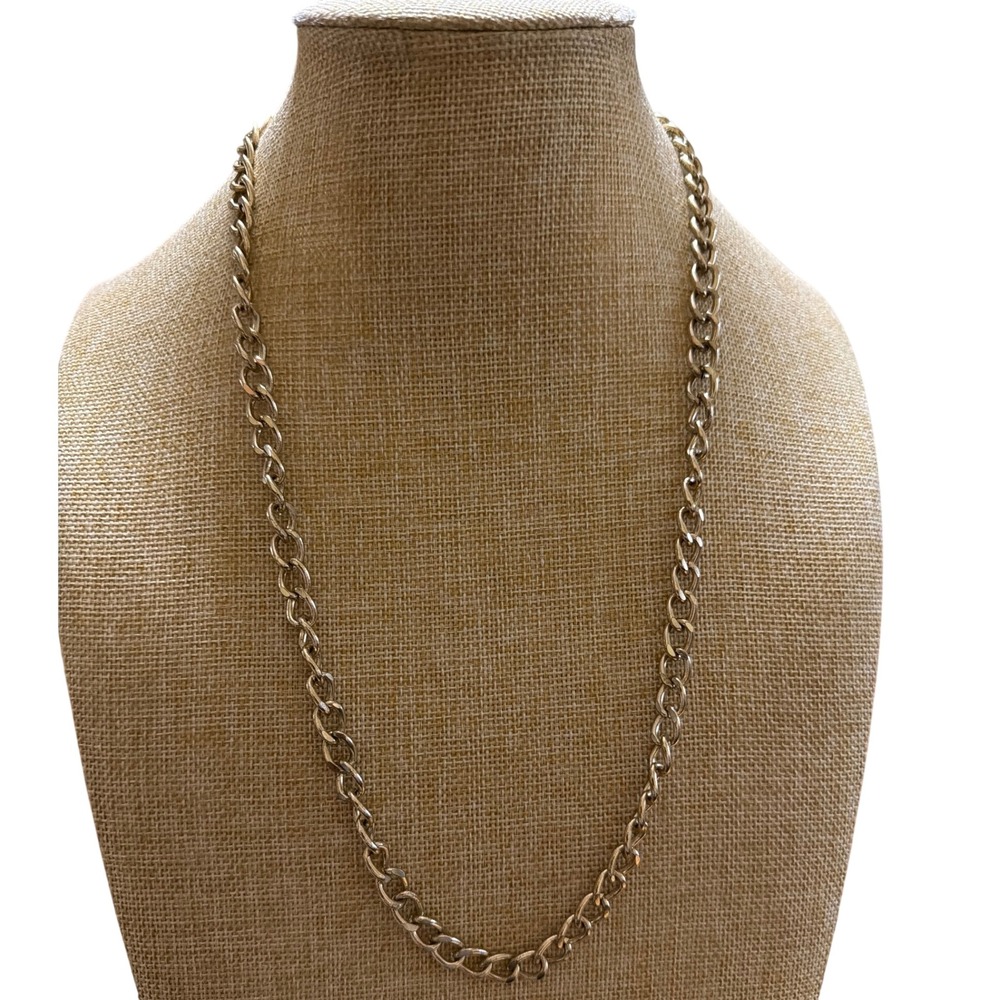 Unbranded Gold Tone‎ Curb Link Chain Necklace  Minimalist Classic Style Classic